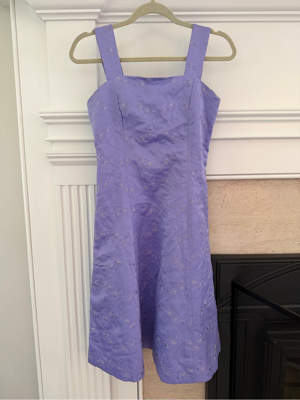 Vintage Women’s Y2K 90s Fairy Lavender Embroidered Sequin Dress